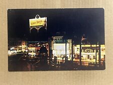Postcard San Diego CA California Night View of Plaza Cabrillo Theater Vintage PC picture