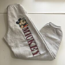 Vintage Disney Store Mickey Mouse Mens Medium Gray Sweatpants Made in USA picture