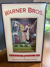 Warner Brothers Sylvester & Tweety 1993 Animated Music Box. Orig Box. picture