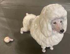 ROYAL DOULTON ENGLAND PORCELAIN FRENCH POODLE FIGURINE HN2631 6.5” FOR REPAIR picture