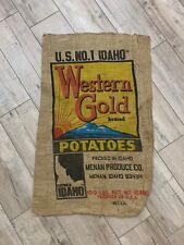 “Lot 40”vintage burlap potato sacks picture