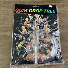 Tabletop Gumdrop Tree Christmas Holiday Gingerbread Decor Plastic Candy  picture