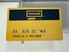 SILVERWOODS DEPARTMENT STORE MEMBERSHIP CARD VINTAGE picture
