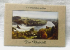 VTG Souvenir 6-Pack Color Photo Cards Rhine Falls & Schaffhausen, Switzerland picture