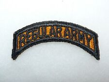 Original Mid-1950s US Army Regular Army Shoulder Tab picture