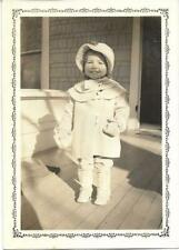 Found ANTIQUE PHOTO bw YOUNG GIRL 1930's CHILD Snapshot VINTAGE 111 16 I picture
