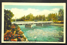 Reno, NV, Wingfield Park, Truckee River Bridge, 1930's picture