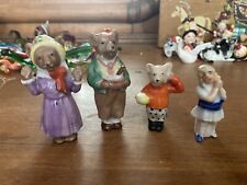 Very Rare Porcelain/Bisque Miniature Nursery Rhyme- Goldilocks 3 Bears Hertwig picture