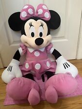 36” Jumbo Pink Minnie Mouse Plush Disney. picture