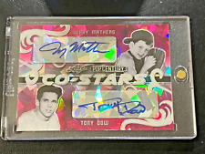 Jerry Mathers & Tony Dow 2020 Leaf Pop Century Dual Autograph Auto 5/6 picture
