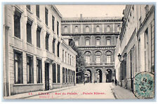 Lille Nord France Postcard Palace Street Gate Entrance 1905 Posted Antique picture