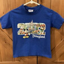 Vtg '02 Disneyland T Shirt Youth Small Main St. Castle Goofy Mickey Donald Pluto picture