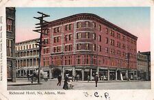 Richmond Hotel North Adams MA Gilded Windows 1901 Postcard B327 picture