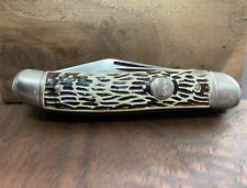 vintage imperial 2 blade pocket knife made in usa picture