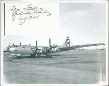 Tom Ferebee-Enola Gay Bombardier signed card+ free photo. Hiroshima. WWII Japan. picture