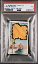 COCHIN-CHINA T59 1910 American Tobacco Flags Of All Nations PSA 3 VG picture