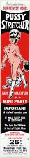 VINTAGE ORIGINAL 1960'S NOVELTY PINUP NUDE CONDOM MACHINE WATER DECAL ART NOS 1 picture