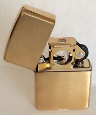 Zippo Windproof Brushed Brass Pipe Lighter, 204BPL, 204B Pipe, New In Box picture