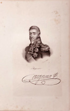Napoleon’s Marshal Pierre Francois  Charles Augereau  19th Century Lithograph picture