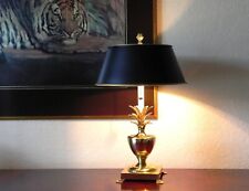 Bombay Company Vintage Brass Pineapple Table Lamp with Tole Metal Shade picture