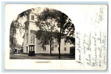 1905 Methodist Church Monson Massachusetts MA RPPC Photo Antique Postcard picture