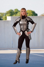 Medieval Knight Female Fantasy Cuirass Cosplay Costume Armor Best Valentine Gift picture