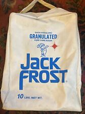 Jack Frost Sugar Vinyl Promotional Advertising Tote Bag C. 1970’s picture