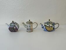 Set of 3 Empress Arts Cat Teapots picture