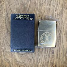 RARE 1993 BRASS ZIPPO LIGHTER New Sealed Department of Air Force USAF Veteran picture