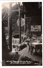 RPPC Dining Room, Brookdale Lodge, Brookdale, California- Photo Postcard picture