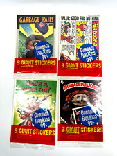 Lot (x4) vtg 1986 Topps Garbage Pail Kids GPK Giant Stickers Series 2 SEALED picture