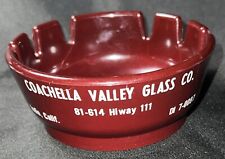 RARE vintage COACHELLA VALLEY Glass Company INDIO California Melamine Ashtray picture