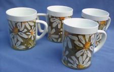 4 VTG WEST BEN THERMO SERV DAISY MUGS USA picture