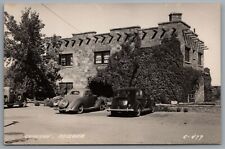 Cameron AZ Hotel Court Old Cars c1940s Rppc picture