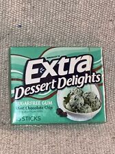 Extra Dessert Delights Chewing Gum Mint Chocolate Chip Wrigley's 1 Pack New picture