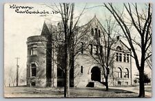 Library Normal University Carbondale Illinois IL 1913 Postcard picture