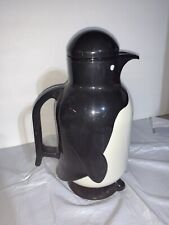 🐧1980s VINTAGE METROKANE “JERRY”THE PENGUIN HOT/COLD 1 QT THERMAL CARAFE  picture