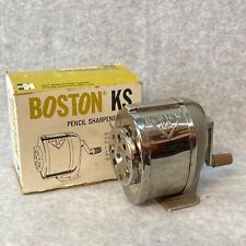 Vintage Boston KS Pencil Sharpener 1031 Beige Type II With Box picture