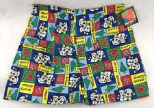 Mickey Unlimited Christmas Boxer Shorts Mickey Mouse Minnie Large USA NOS picture