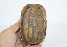 Ancient Egyptian Rare Antique Scarab Beetle For Protection In Egyptology BC picture