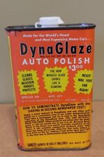 1960s/1970s NOS Vintage DYNAGLAZE Auto Polish 16 Oz Original Full Can picture