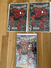 RARE TODD MC FARLANE  Marvel Collectible Classics Chromium Spider-Man 1 NM picture