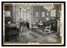 CHARLES GOUNOD CHOCOLAT DE LA VILLE DE PARIS CHOCOLATE CARD FRENCH COMPOSER picture