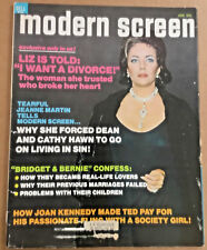 Modern Screen vintage magazine January 1973 iss Liz Taylor Sinatra Kennedys Liza picture