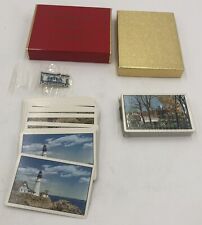 Vintage R.H. Stearns Co. Scenic Playing Cards Of New England USED picture