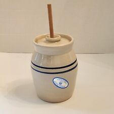 Marshall Pottery Butter Churn Crock Stoneware Miniature Table Top Sampler READ* picture