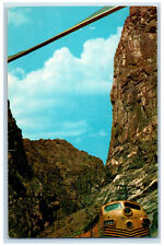 c1960's Royal Gorge Bridge, Rio Grande Train 5481, Canon City CO Postcard picture