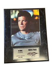 RARE William Shatner Star Trek The Motion Picture Autograph Signed Admiral Kirk picture