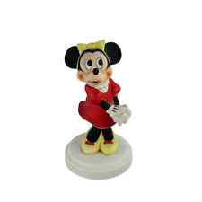 Vintage DISNEY 7” Minnie Mouse Ceramic Bisque Figurine picture