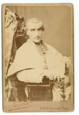 Vintage Cabinet Card Adolphe Perraud Bishop of Autun Pierre Petit Photo picture